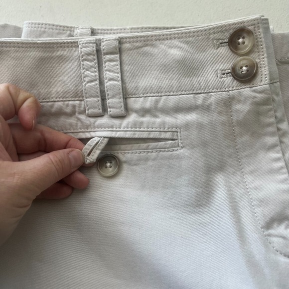 Ann Taylor Pants Women's Size 8 Beige Bootcut Leg‎ 2 Button Stretch Y2K Career - Picture 12 of 13